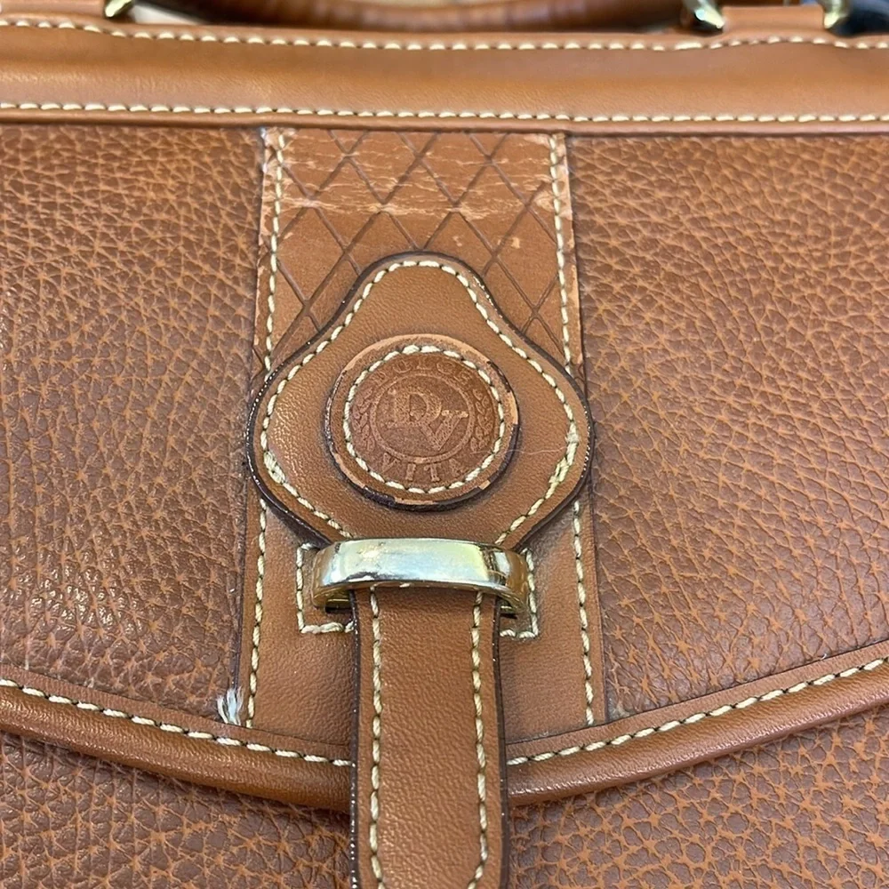Vintage Dolce Vita leather briefcase